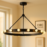Vitoria Round Chandelier 36"